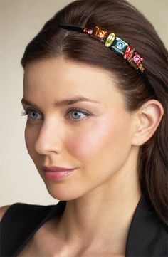 Colorful DIY Jeweled Headband