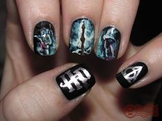 Cool Harry Potter Nail Design