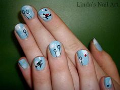 Cute Harry Potter Nail Design