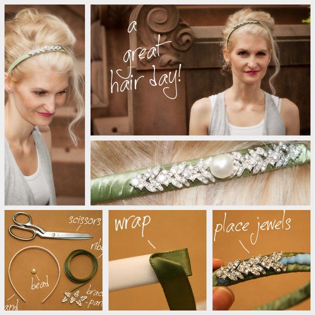 DIY Jeweled Headband Tutorial