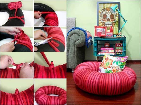 DIY Pouf Chair