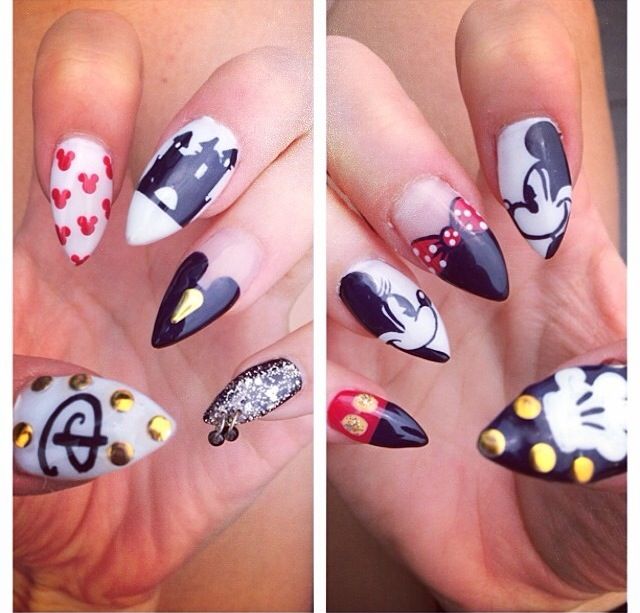 Disney Pointy Nails