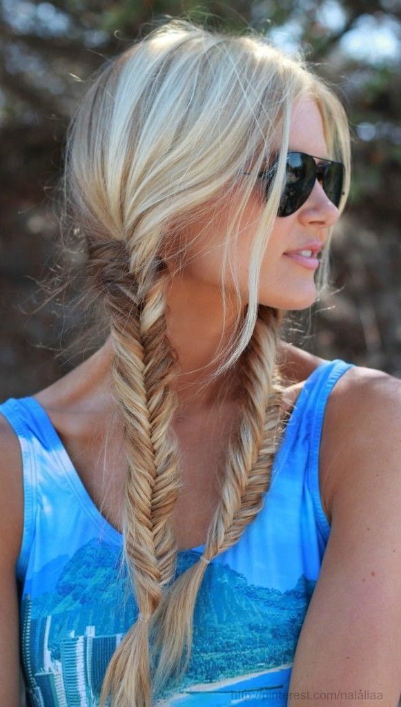 Double Fishtail Braid Hairstyle