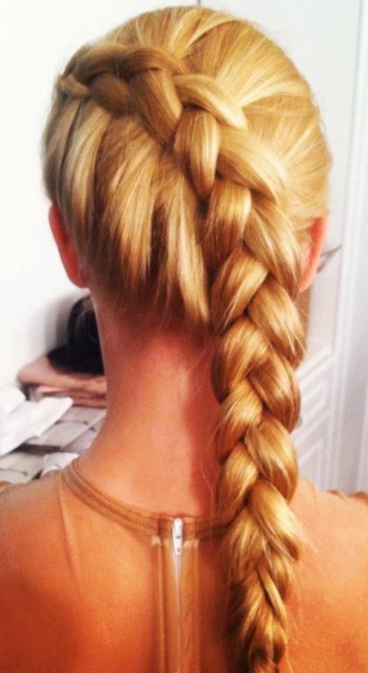 Dutch Braid Ponytail