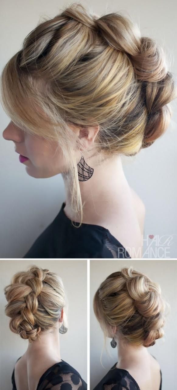 Dutch Braid Updo