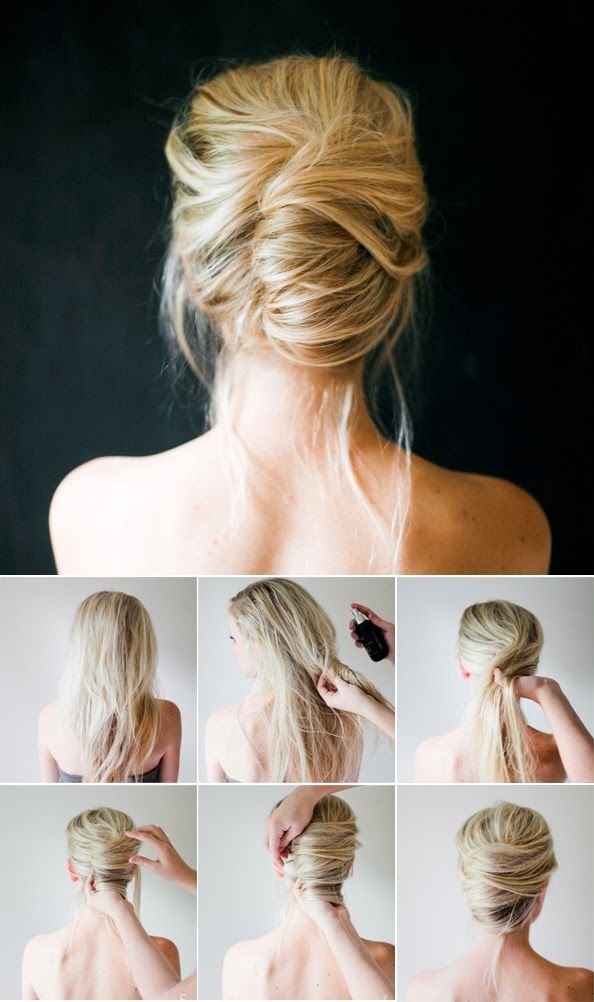 Easy Bun Hairstyle Tutorial