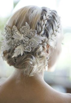 Fancy Double Braid Bun Hairstyle