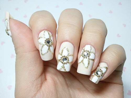 Fantastic Wedding Nail Design