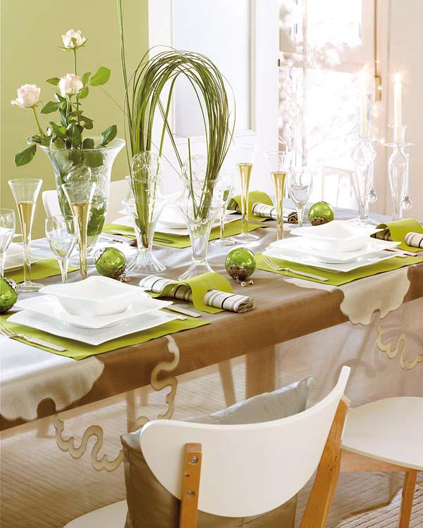 Green Decoration for Table