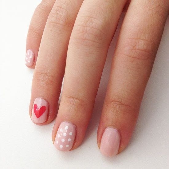 Heart Shape Nails