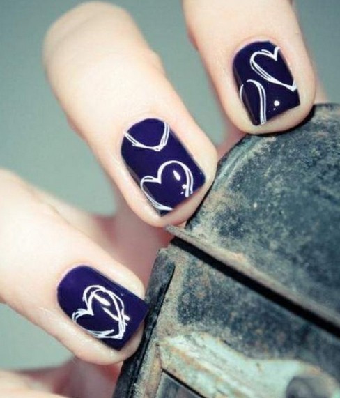 Heart Shape Nails