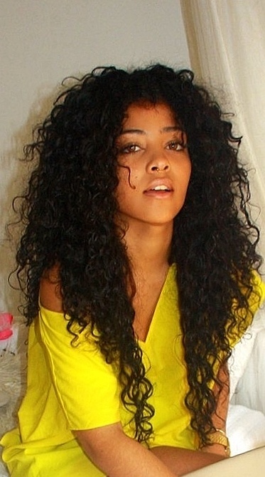 Long Curly Hairstyles Black Hair