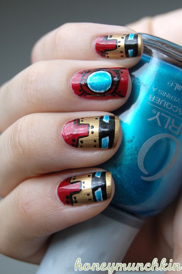 Incredible Iron Man Nails