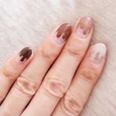 Juicy Chocolate Nail Design