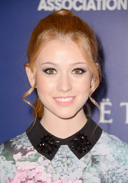 Katherine McNamara Cute Ponytail Hairstyle