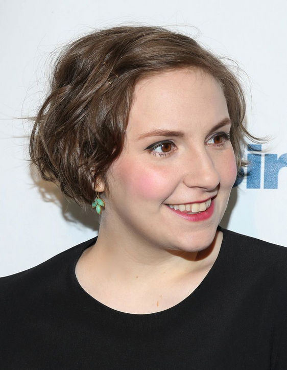 Lena Dunham's Messy Bob