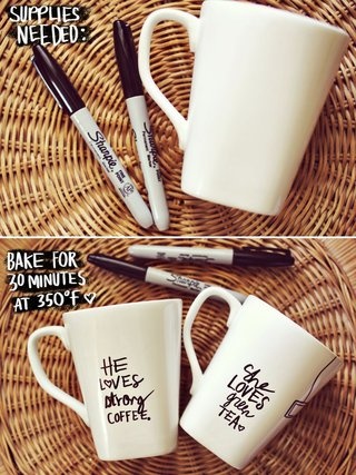 Letter Mugs