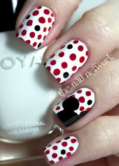 Lovely Mickey Mouse Nail Art Design
