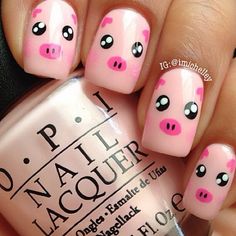 Lovely Pig Nails