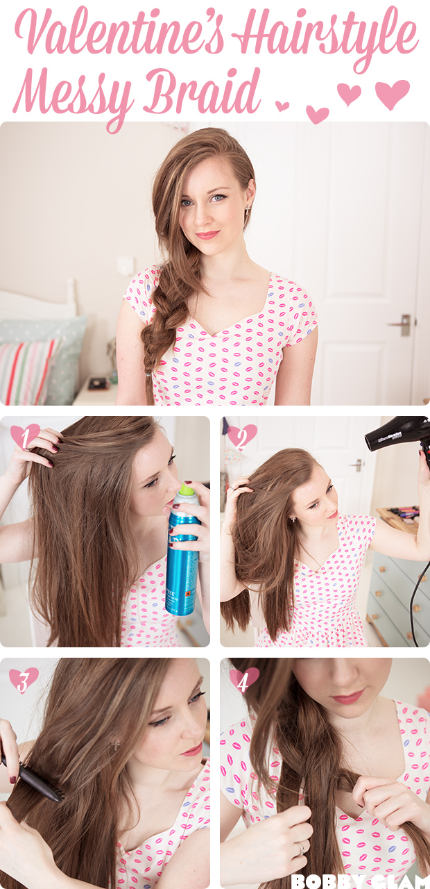 Messy Braided Hairstyle Tutorial