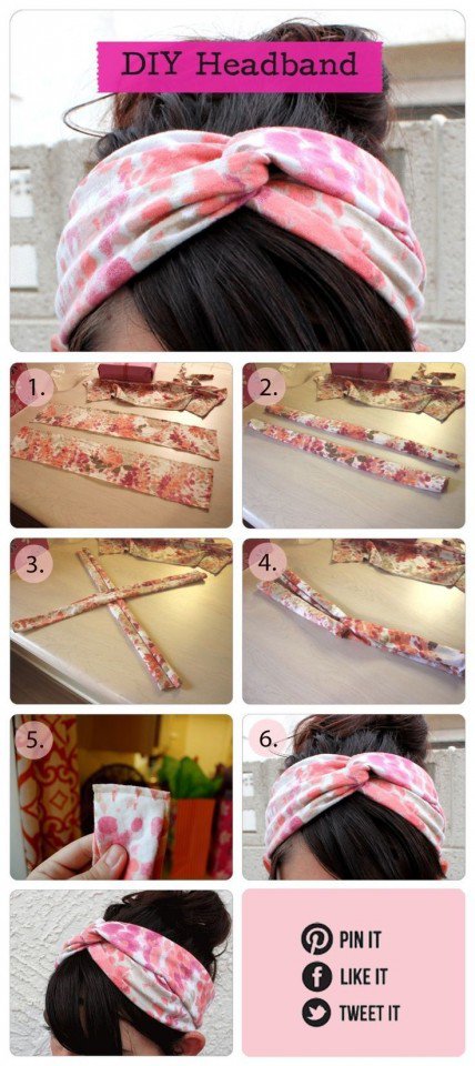 Pretty DIY Fabric Headband