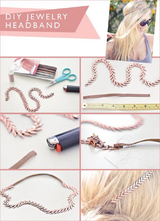 Pretty DIY Jewelry Headband