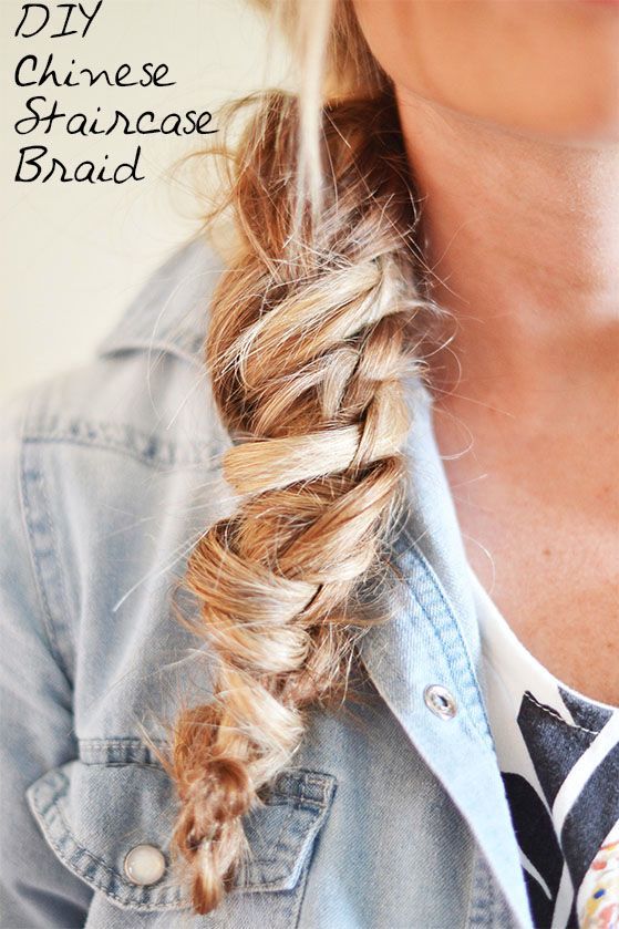 Pull Through Braid for Casual Day Look