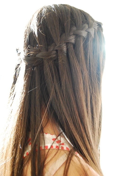 Pull Through Braid for Long Straight Hair