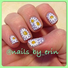 14 Pretty Daisy Nail Designs - Pretty Designs