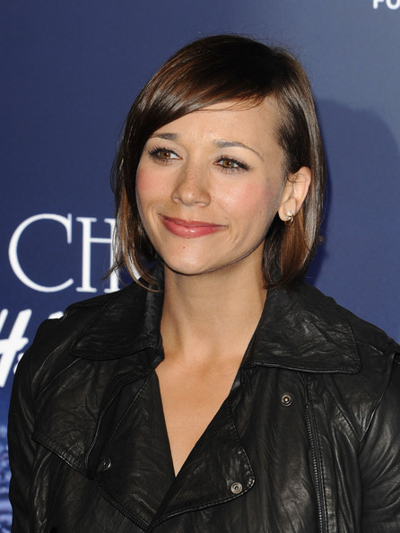 Rashida Jones Short Side Part