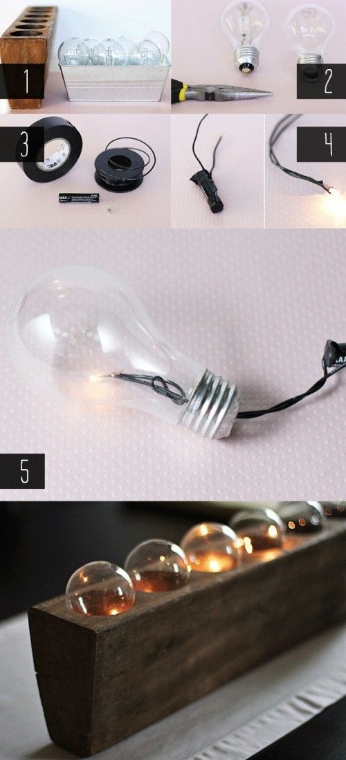 Recycled Light Bulbs
