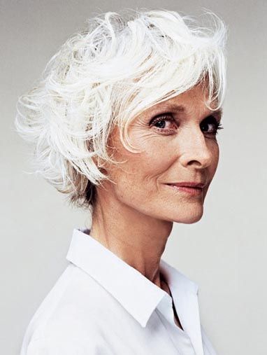 Short White Hair Styles