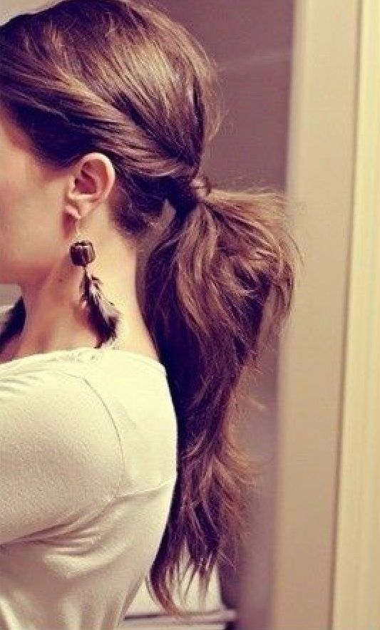 Simple Ponytail Hairstyle