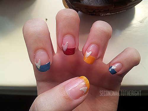 Star Trek Nail Design for French Manicure