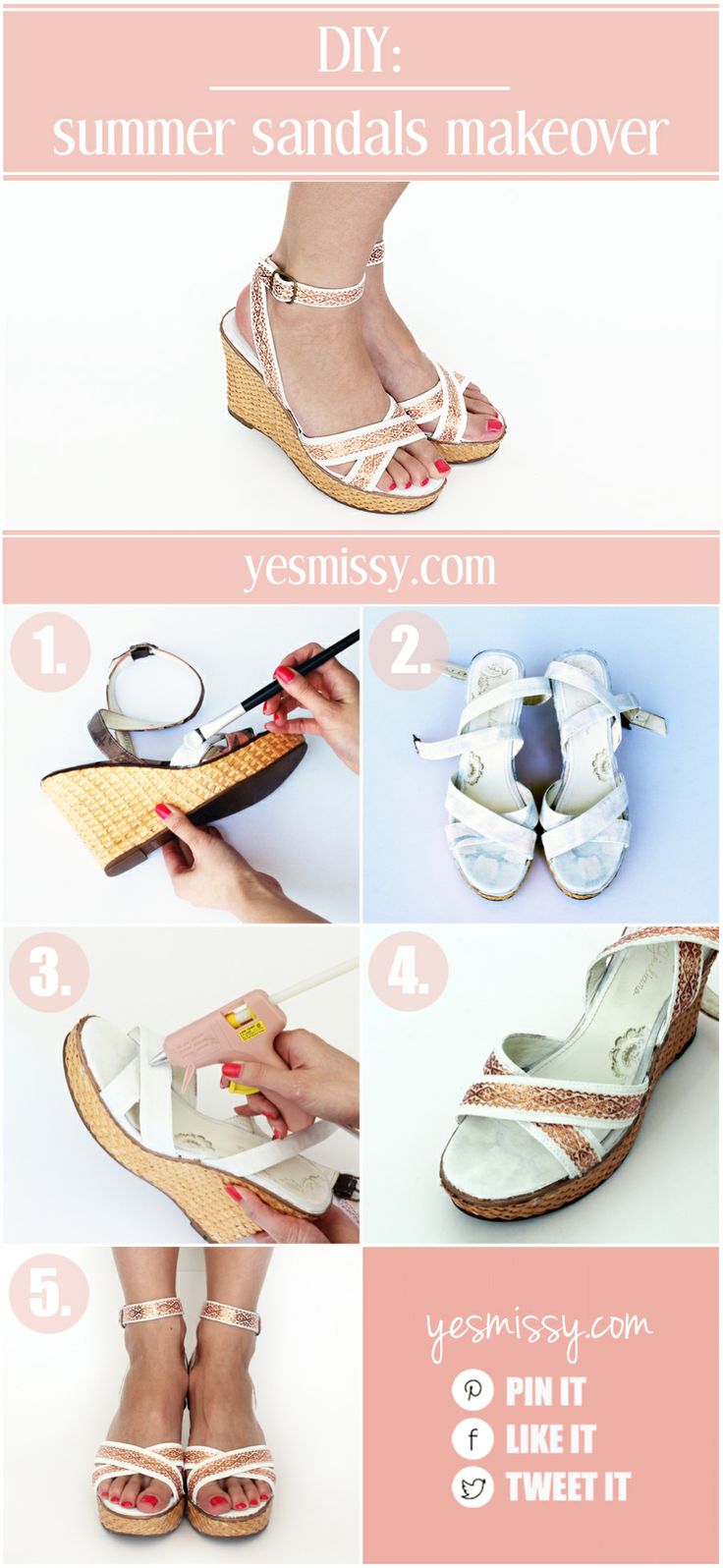 Summer Sandal Makeover