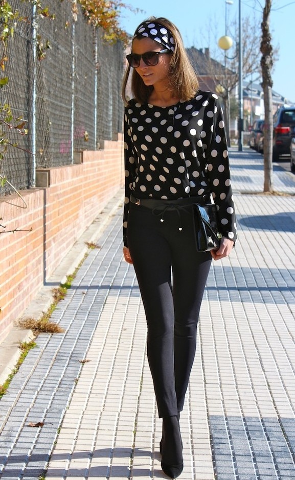 Trendy Outfit Idea with Polka Dots