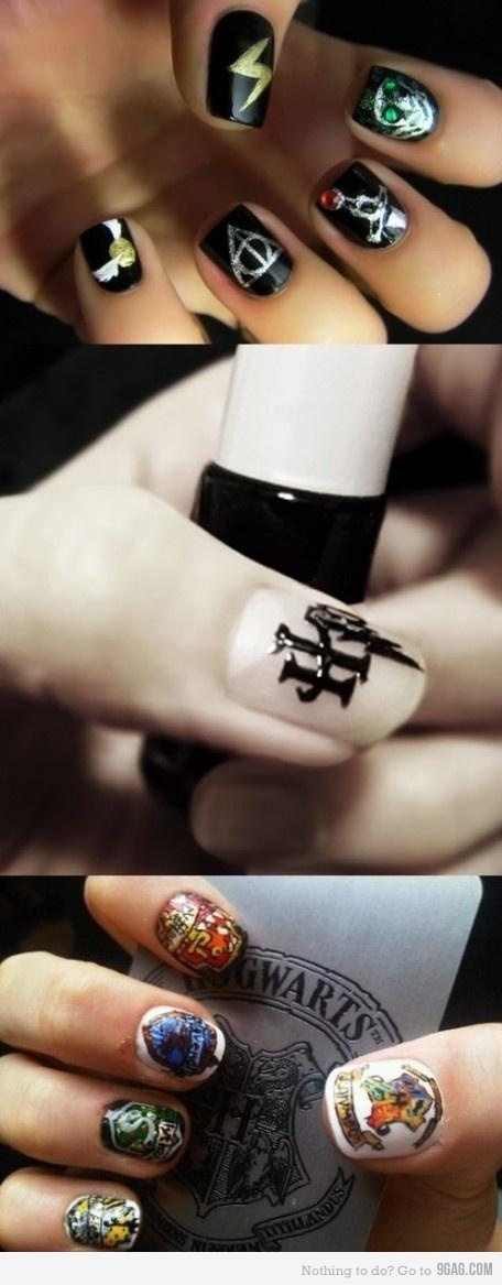 Wonderful Harry Potter Nail Design