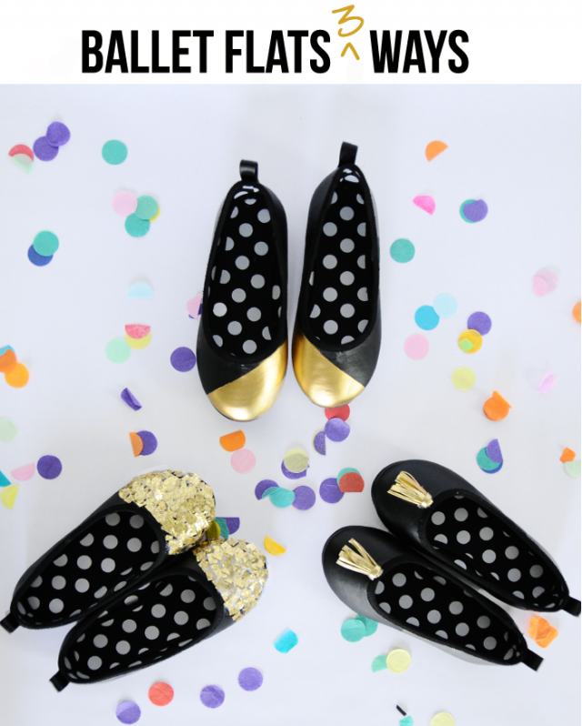 Adorable DIY Ballet Flats