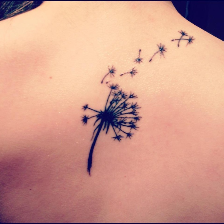 Jenna Ushkowitz Dandelion Flower Shoulder Blade Tattoo  Steal Her Style