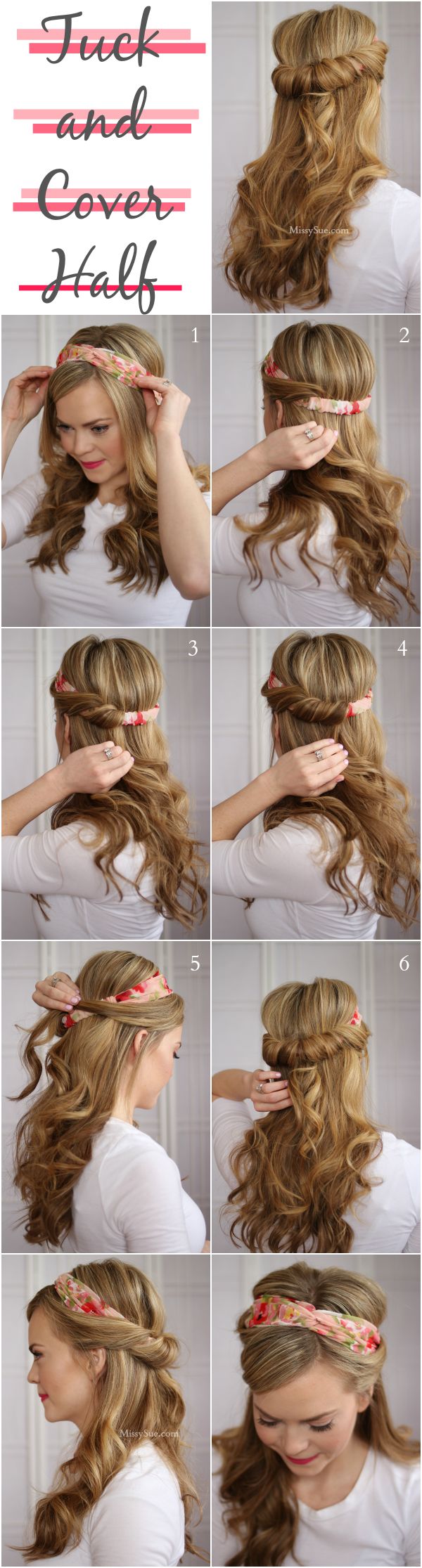 Beautiful Headband Hairstyle Tutorial