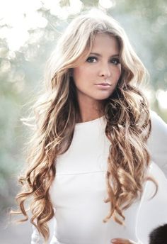 Beautiful Long Curly Hairstyle