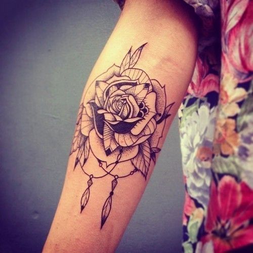 Beautiful Rose Tattoo