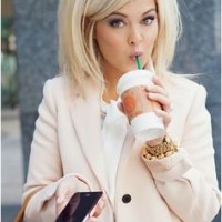 Blonde Bob Hairstyle for Mid-length Hair