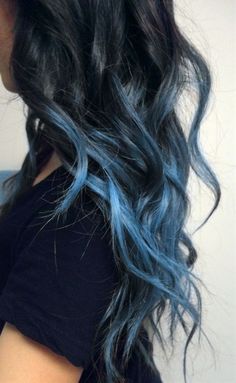 Blue Ombre Hairstyle