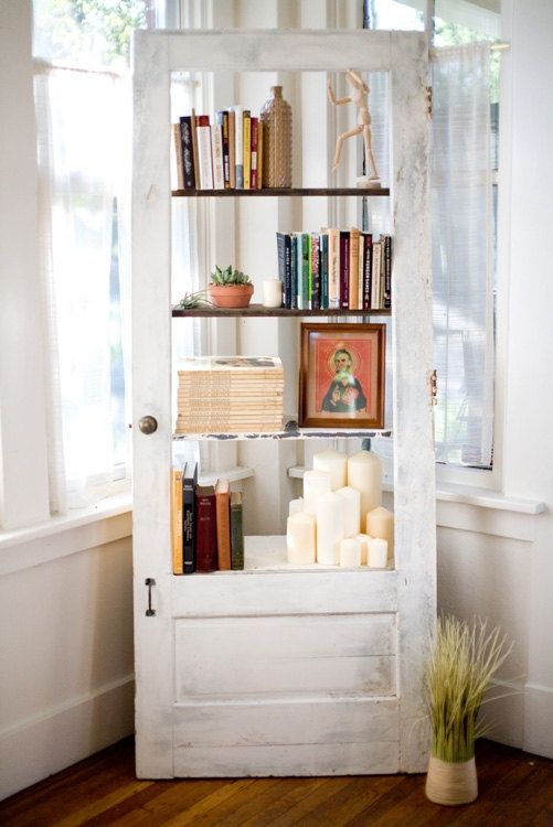 Book Case from a Door