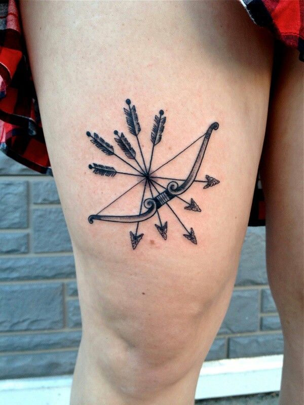 Bow and Arrow Tattoo