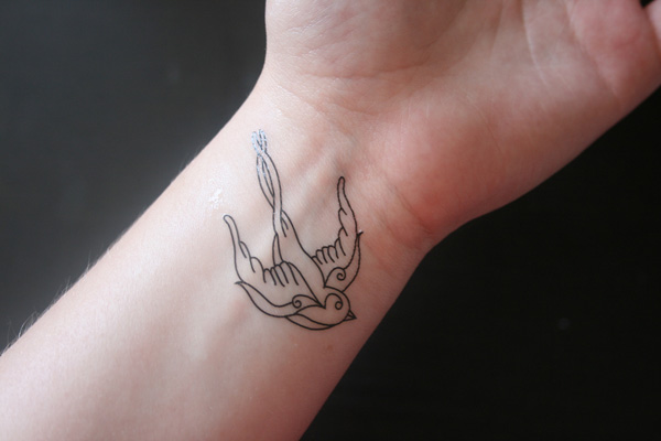 Cute Swallow Tattoo