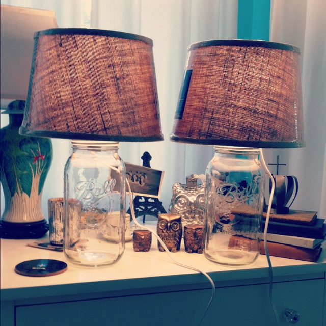 DIY Bedroom Lamps