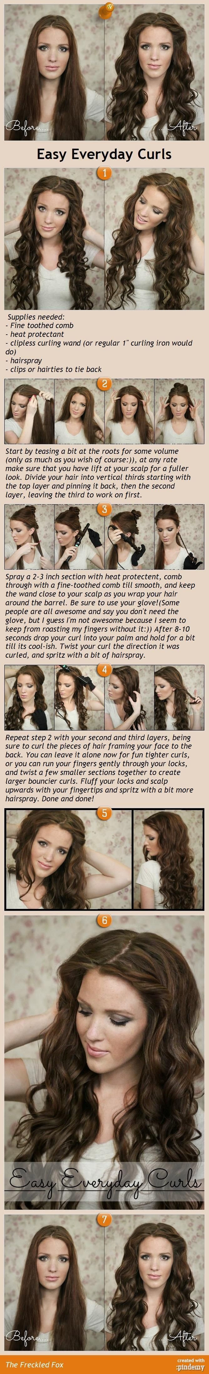 Easy Everyday Curls