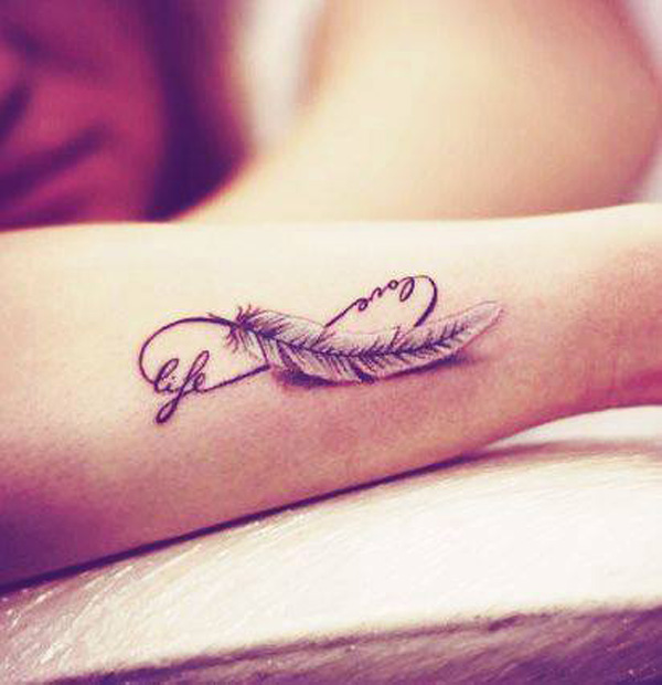 Feather Wrist Tattoo